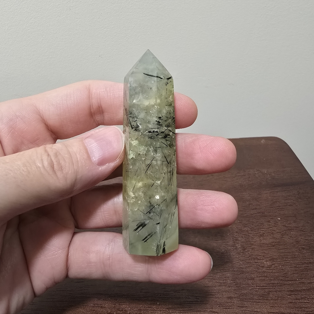 Prehnite Crystal Tower